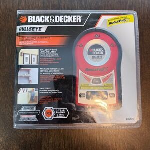 Black & Decker Bullseye Auto-Leveling Laser AnglePro Level BDL170 Red Black